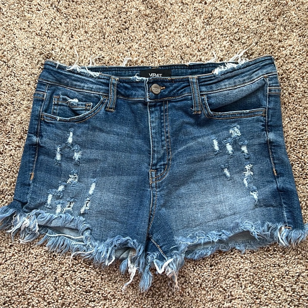 Vervet Distressed Denim Shorts 28